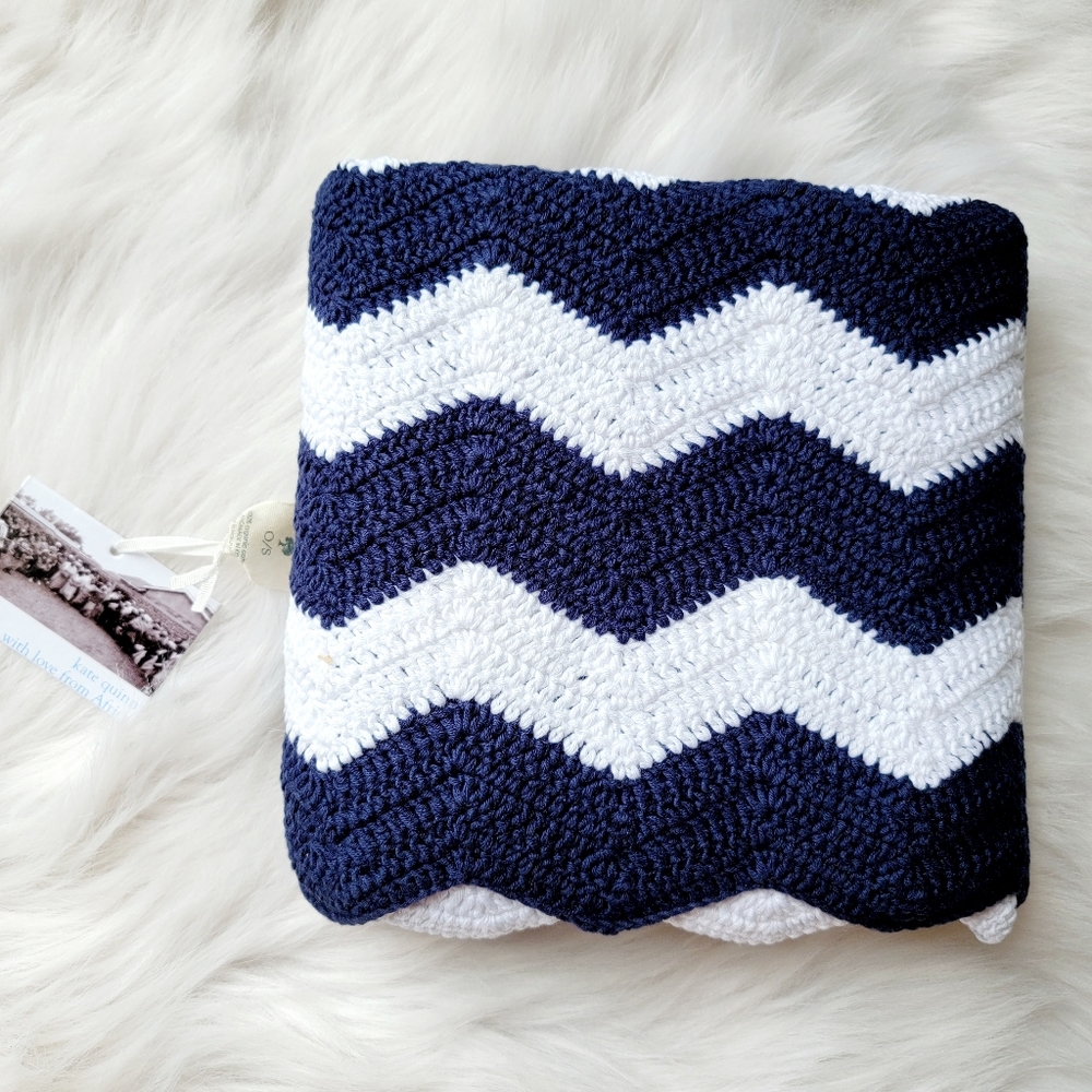 Kate quinn hand crocheted blanket